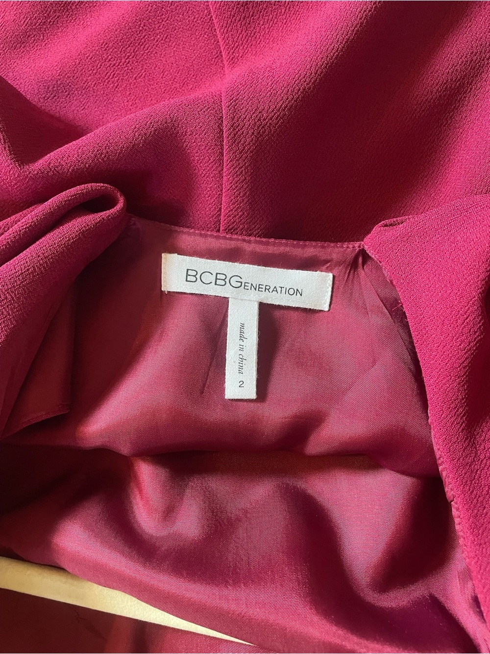 BCBGeneration Flounce Sleeve Dress - Picture 6 of 10